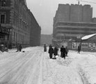 Bezerédi utca - Luther utca sarok a Rákóczi út felé nézve (1965)