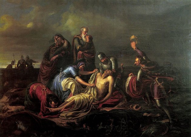 Orlai Petrich Soma: A Mohácsnál elesett II. Lajos király testének feltalálása