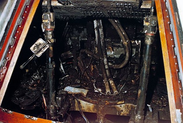 Az Apollo–1 kiégett parancsnoki modulja