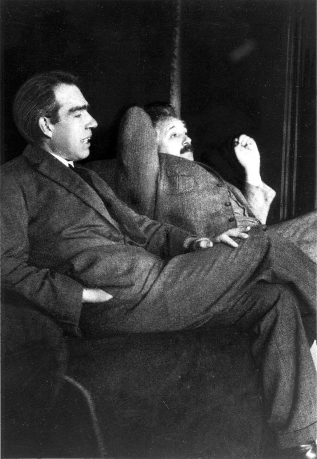 Bohr és Einstein 1925-ben