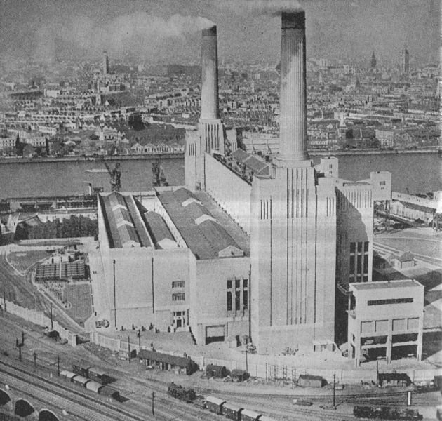 A szénnel működő Battersea hőerőmű