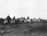 Ülő Bika táborhelye 1883 körül