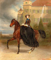 Erzsébet hercegnő lovagol