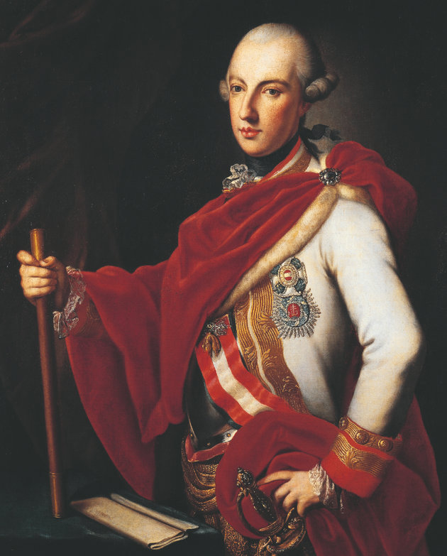 II. József, magyar uralkodónak (1780–1790) portréja