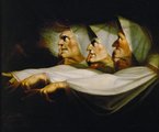 Henry Fuseli: A három boszorkány (1782 körül)