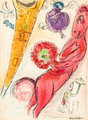 Marc Chagall: Tour Eiffel a l'ane rouge (Forrás: BÁV-ART)