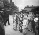 Japán nők a sanghaji öbölben 1930-ban