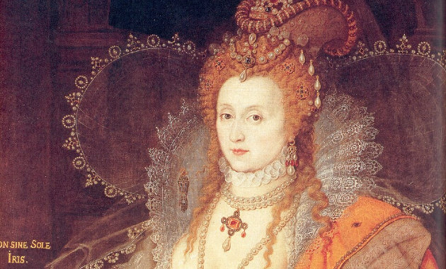 Erzsébet szivárványos portréja 