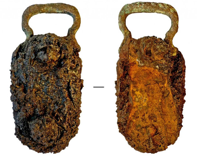 Bronzcsat (Forrás: Az Altaj Állami Egyetem Sajtószolgálata)