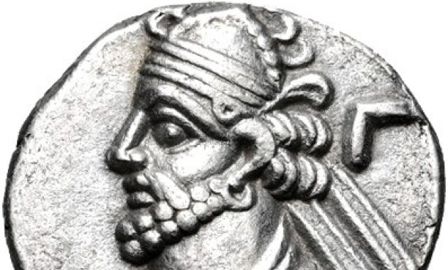 III. Vologas arcképe egy korabeli pénzérmén