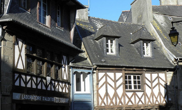 Utcarészlet Tréguier városából 