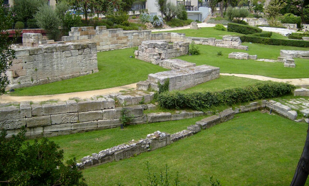 Kép Mersaille ősi romjairól 