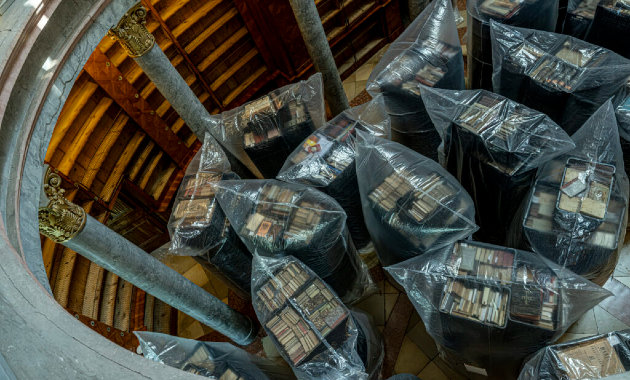 Megmentették és újra látogatható a Pannonhalmi Főapátsági Könyvtár