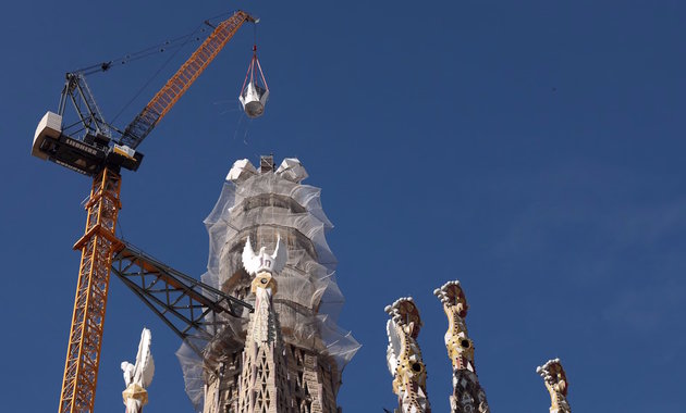 Elérte végleges magasságát a barcelonai Sagrada Família