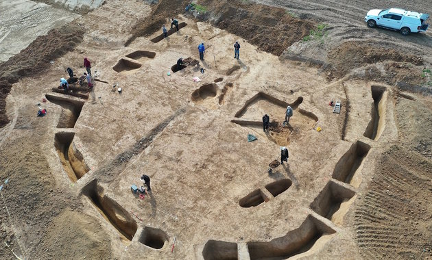 Középső rézkori települést tártak fel Bolhó hatarában