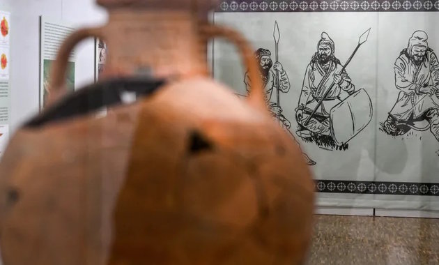 Lengyelországi szkíta erődítmény leleteiből nyílt régészeti kiállítás