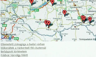 Hangos térképen a műemlékek