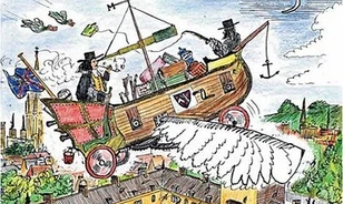 Repülő szekérrel indult volna Cromwell a Holdra