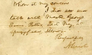 Levélben igazolta Lincoln az elnöki találkozót