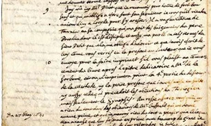 Az interneten találtak rá a lopott Descartes-levélre