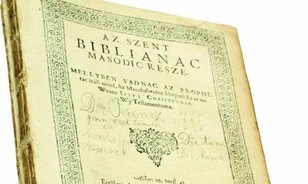 Magas áron kelt el a Vizsolyi Biblia
