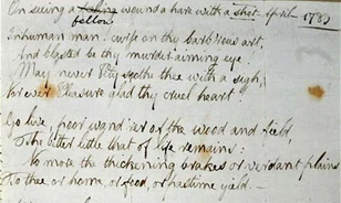 Robert Burns kétszáz éves levelére bukkantak