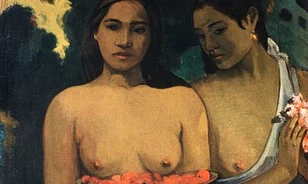 Sikoltozva támadt egy nő Gauguin festményére