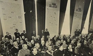 Újra felfestik a székesfehérvári közgyűlési terem 1938-as feliratait