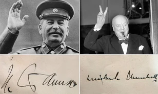Így írtak alá a történelem nagyjai
