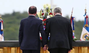 Világháborús centenárium: közösen emlékezett Hollande és Gauck
