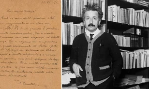 Einstein olaszul írt levele 23 millió forintot ért
