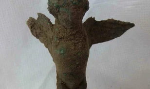 Római bronz hárpia került elő Dél-Angliában

