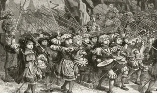 Nem nyílt ketté a tenger a gyermek keresztesek előtt
