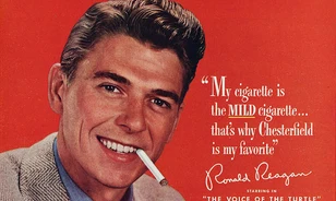Amikor Reagan cigit reklámozott

