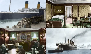 Luxus és monumentalitás - ritka színes fotókon a Titanic
