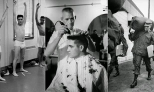 Így vonult be a seregbe Elvis Presley
