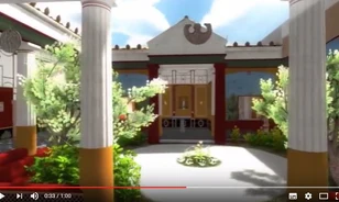 Lenyűgöző videó segítségével sétálhatunk körbe egy fényűző pompeji villában
