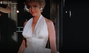 Soha nem látott, színes mozgókép került elő Marilyn Monroe híres szoknyalibbentéséről
