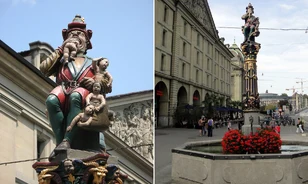 Senki sem tudja, kit ábrázol az 1545 óta Bern közepén álló, gyermeket evő szoboralak
