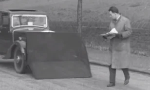 Az 1930-as években „gyalogosfogóval” próbálták meg csökkenteni a halálos baleseteket
