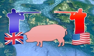 Az angol-amerikai hidegháború, amelyet majdnem lángra lobbantott egy éhes disznó
