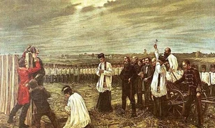 Hogyan léptek a vesztőhelyre az aradi vértanúk?
