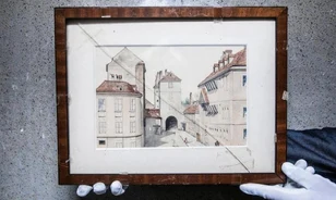 A bécsi belvárost ábrázoló Hitler-akvarell került elő Hollandiában

