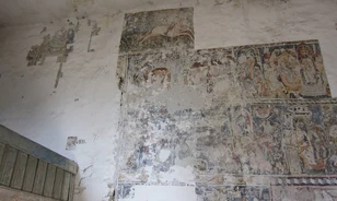 Szent László legendáját ábrázoló falfestményre bukkantak egy erdélyi templomban
