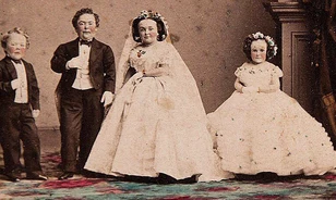 Amerika egyik első „sztárpárosa” volt P.T. Barnum két törpenövésű fellépője