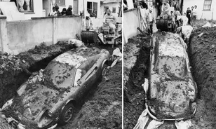 Mit keresett négy éven át a föld alatt egy 1974-es Ferrari?