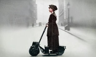 A világ első motoros rollere az első világháború alatt jött divatba