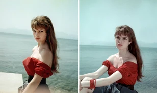 Különleges, színes fotók a 19 éves Brigitte Bardot-ról, aki berobbant az 1953-as cannes-i filmfesztiválra