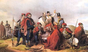 A pesti forradalommal rokonszenvező bécsiek megsegítésére indult a Schwechatnál legyőzött magyar sereg