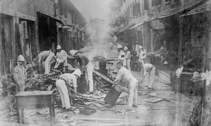 Az 1894-es pestisjárvány idején a britek egyszerűen lerombolták Hongkong nyomornegyedét